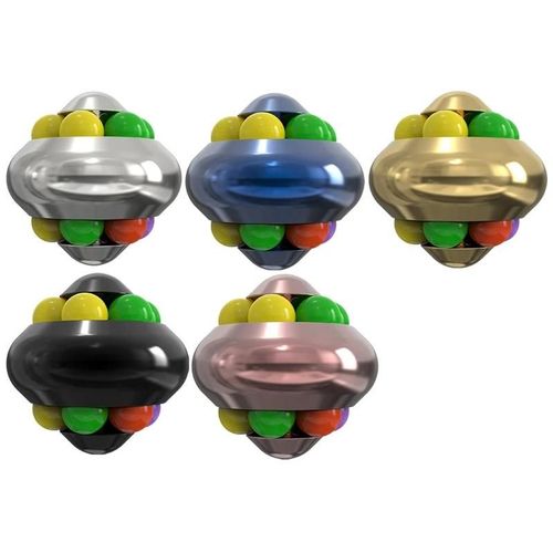 Psychedelic Magic Ball-Jouet de décompression éducatif en alliage d'aluminium,or
