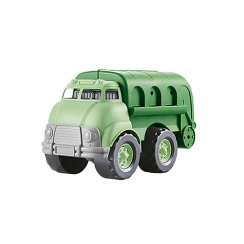 Modèle de puzzle de camion de pompiers-Simulation Jouet d'ingénierie pour enfants,Véhicule d'assainissement
