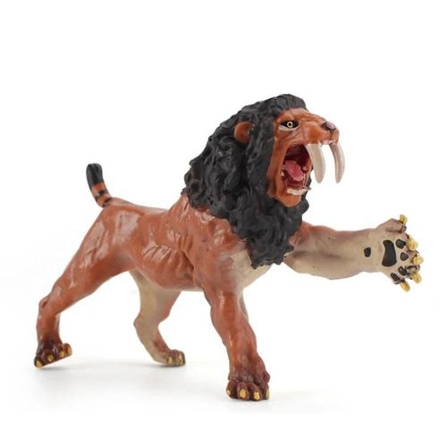 Modèle de lion à dents de sabre-Simulation éducative d'animaux marins par