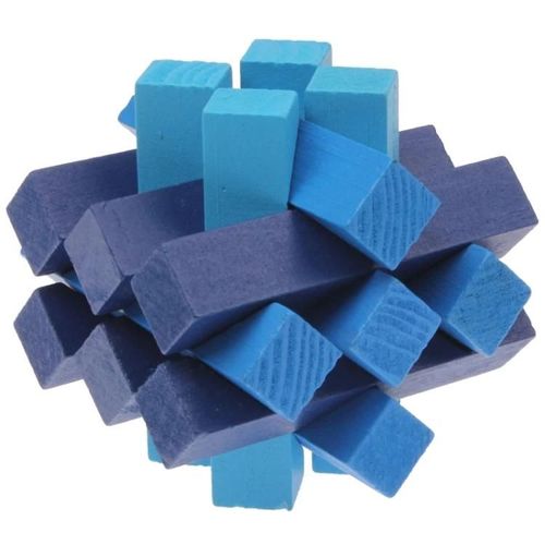 Wooden IQ Puzzle Magic Cube Toy-Draw-Apart Brain Teaser