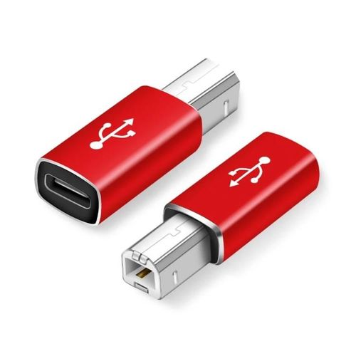 Adaptateur Type-C Vers Midi-Universel Pour Instruments Électroniques,Rouge Rouge