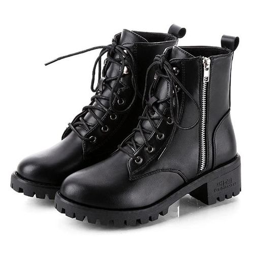 Bottines Pour Femme-Tête Ronde Profil Bas,Taille 39
