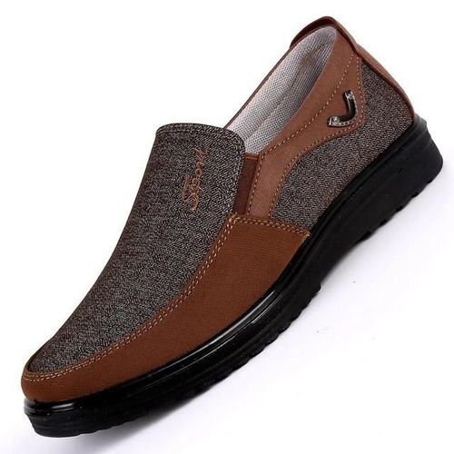Chaussures Plates Basses Pour Hommes-Semelle Souple,Business Casual,Café 48 Café,48