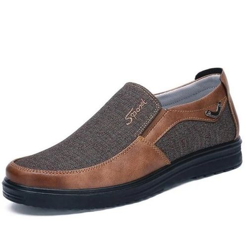 Chaussures Plates Basses Pour Homme-Semelles Souples,Casual Kaki,Taille 38 35936 Khaki,38