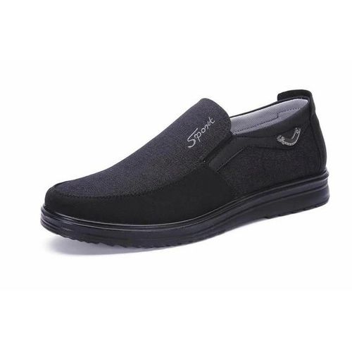 Chaussures Plates Basses Pour Hommes-Semelles Souples,Business Casual,Noir 40 Noir,40