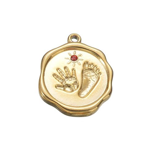 Breloques Mignonnes En Acier Inoxydable Pour Bébé, 5 Pièces/Lot, Bracelet, Collier, Pendentif Pour Bijoux, Résultats De Direction, Accessoires
