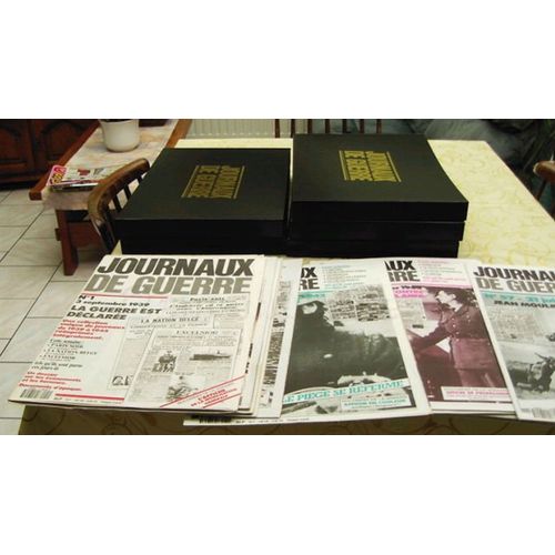 Rare: L'intégrale De La Collection Des 72 Journaux De Guerre Franco-Belges 39-45 + Les Boites