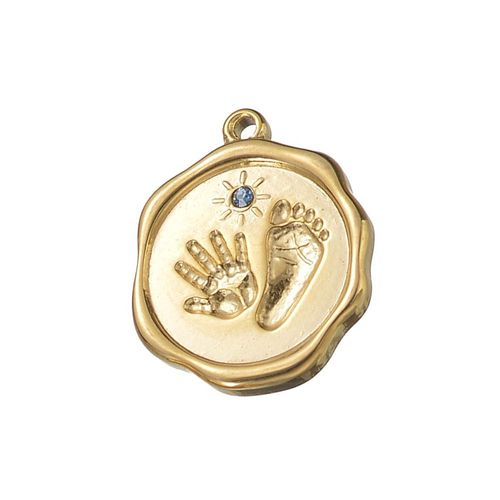 Breloques Mignonnes En Acier Inoxydable Pour Bébé, 5 Pièces/Lot, Bracelet, Collier, Pendentif Pour Bijoux, Résultats De Direction, Accessoires