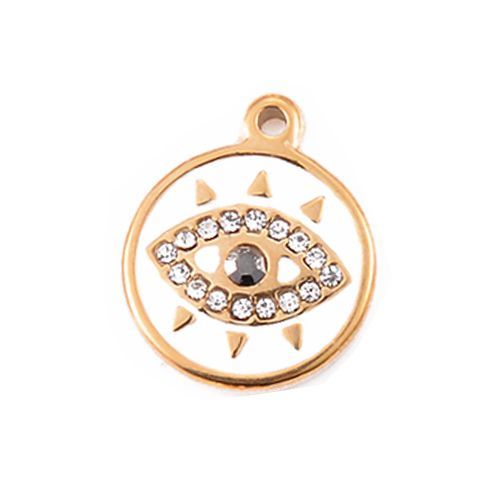 Breloques En Forme De C¿Ur En Acier Inoxydable, Rose, Rouge, Bleu, Plaqué Or, ¿Il Porte-Bonheur, Pmotfor, Bricolage, Bracelet, Collier, Bijoux, 4 Pièces