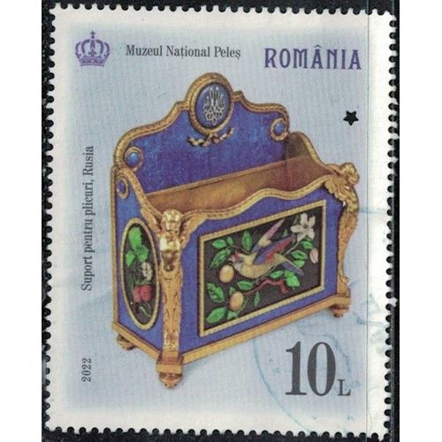 Roumanie 2022 Oblitéré Used Boîte Aux Lettres Russe Musée National Peles Y&t Ro 6878 Su
