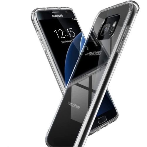 Coque Samsung Galaxy S7 Edge 360° Transparente Protection Intégrale En Silicone Antichoc