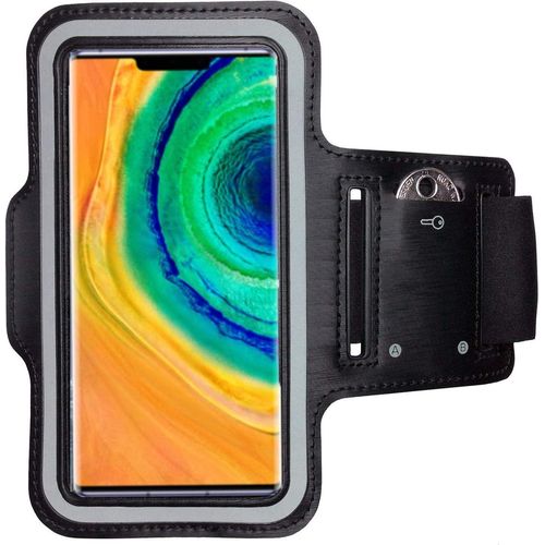 Brassard De Sport Pour Huawei Mate 30 Pro Brassard Pour Smartphone Accessoire De Sport Avec Poche Pour Les Clés Mate 30 Pro Accessoire Sport Brassard Téléphone Portable Noir