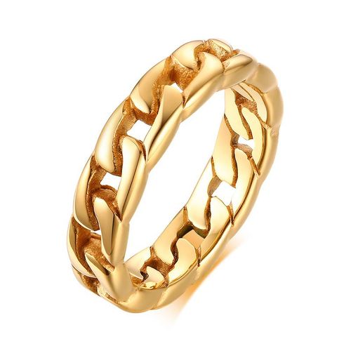 Vnox-Bague Cubaine Jowomen En, 3/6/7/14mm, En Acier Inoxydable, Bracelet De Mariage En Métal, Chic, Punk, Gothique, Gourmette Mécanique, Bijoux De Doigt