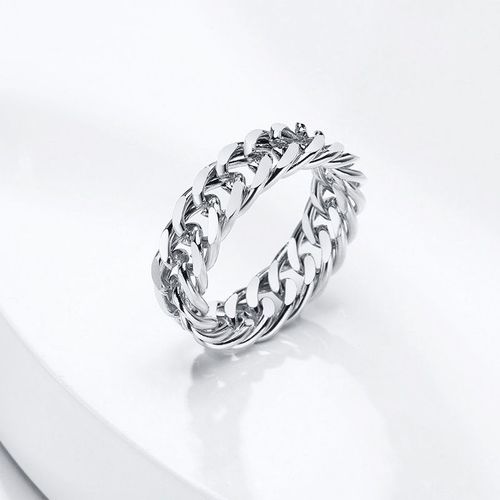 Vnox-Bague Cubaine Jowomen En, 3/6/7/14mm, En Acier Inoxydable, Bracelet De Mariage En Métal, Chic, Punk, Gothique, Gourmette Mécanique, Bijoux De Doigt
