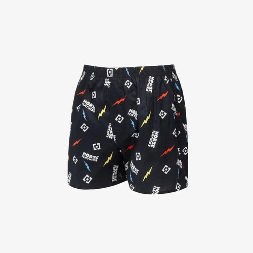 Manny Boxer Shorts Black/ Ignite Print S