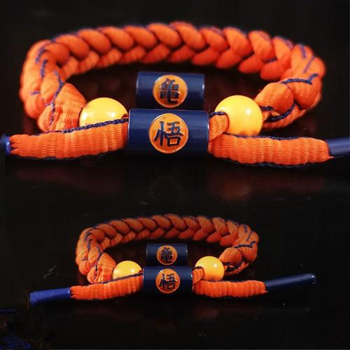 Bracelet Cosplay Personnalisé En Coton Tissé À La Main, Accessoires De Bijoux, Anime Son Goku Kakarotto Vegeta