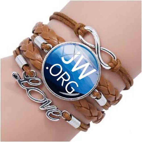 Jw Org-Bracelet Artisanal Violet Fait Main, Cabochons Photo, Bleu, Mode, Nouveau, 2018