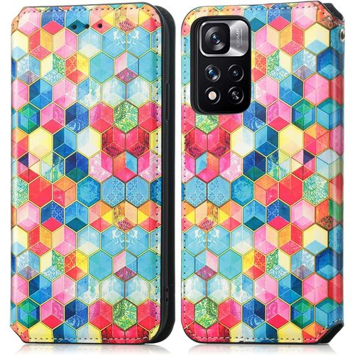 Xiaomi Redmi Note 11 Pro, De Téléphone Mince Et Brillante, Rabat Anti-Vibration Pour Support Vidéo Pour Xiaomi Redmi Note 11 Pro-Espace Magique