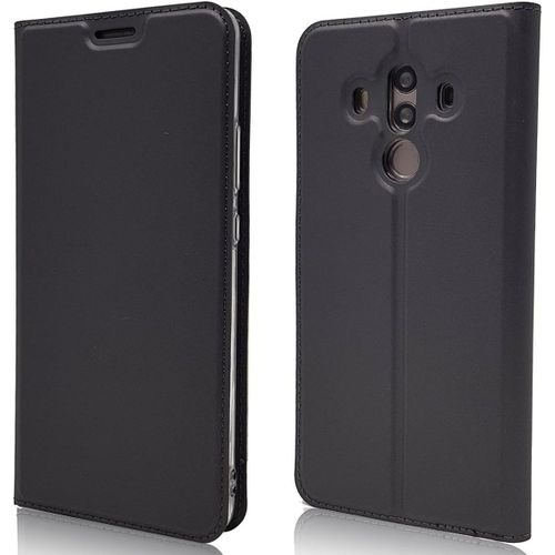 Coque Huawei Mate 10 Pro,Premium Flip Pu Cuir Étui En Cuir, 1 Fente Fermeture Magnétique Fonction Stand ,Housse Etui Coque Pour Huawei Mate 10 Pro - Noir