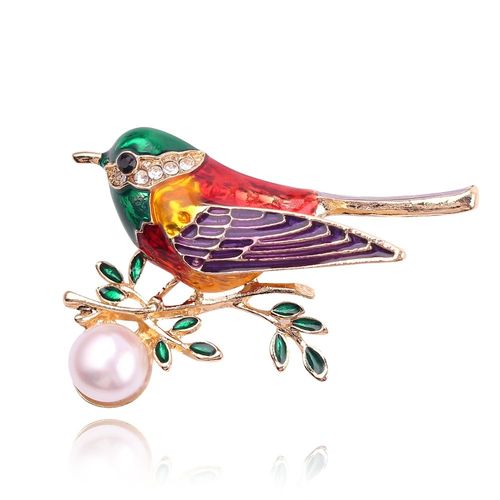 Broche De Perle En Métal Pour Femmes, Breloque Élégante, Fleur D'eau Douce, Magnifique, Chic, Cocktail, Fête, Bijoux Spéciaux