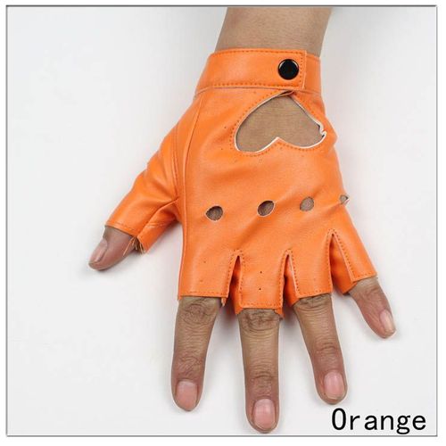 Gants Creux Étoile Sans Doigts En Cuir Pour Femmes, Mitaines Demi-Doigt, Respirant, Fête, Spectacle, Mode, Haute Qualité, Ninja