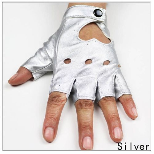 Gants Creux Étoile Sans Doigts En Cuir Pour Femmes, Mitaines Demi-Doigt, Respirant, Fête, Spectacle, Mode, Haute Qualité, Ninja