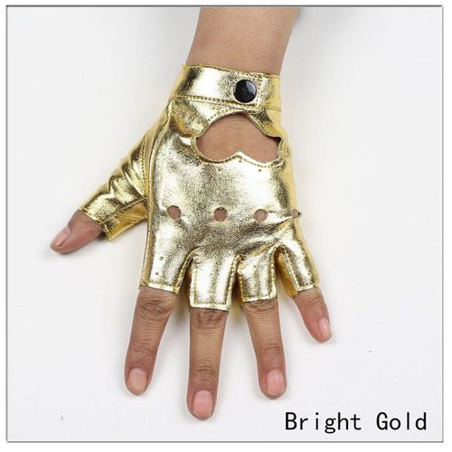 Gants Creux Étoile Sans Doigts En Cuir Pour Femmes, Mitaines Demi-Doigt, Respirant, Fête, Spectacle, Mode, Haute Qualité, Ninja