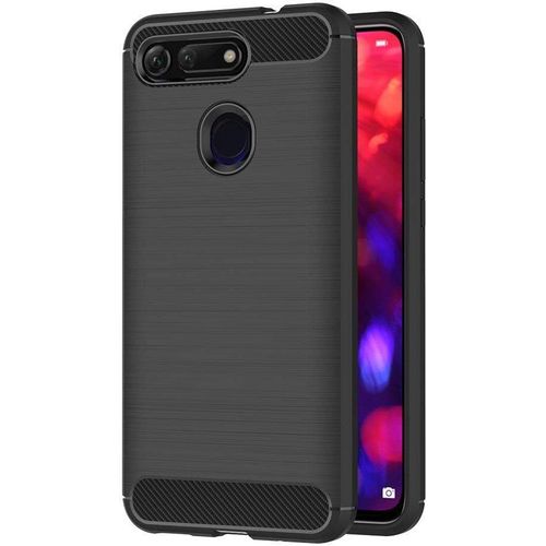 Coque Compatible Honor View 20 Coque Fibre De Carbone Noir Antidérapente. Housse Souple Haute Protection, Anti Choc.