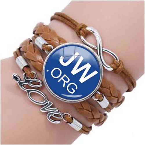 Jw Org-Bracelet Artisanal Violet Fait Main, Cabochons Photo, Bleu, Mode, Nouveau, 2018
