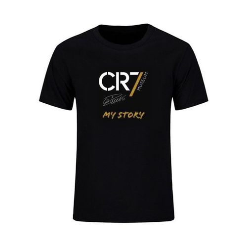 Quifang ? T-Shirt À Manches Courtes Pour Hommes Et Femmes, Porte-Clés Cadeau, Vêtements En Coton, Cristiano Ronaldo, Cr7