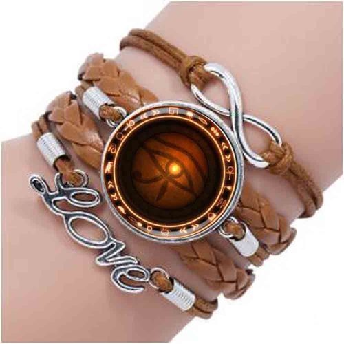 Bracelet En Acier Les Yeux D'horus, Bijoux De Magie, Mauvais ¿Il