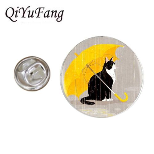 Broches À Revers Chat Noir En Acier, Broches Papillon En Verre, Dôme En Verre, Bijoux, Livraison Gratuite, Cadeau Fait À La Main Pour Hommes Et Femmes