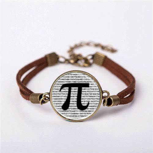 Bracelet Pour Enseignant En Maths, Bijou Steampunk Vert Bleu E, Vintage, En Laiton, Pour Hommes Et Femmes, Cadeau Pour Ami, Nouveau