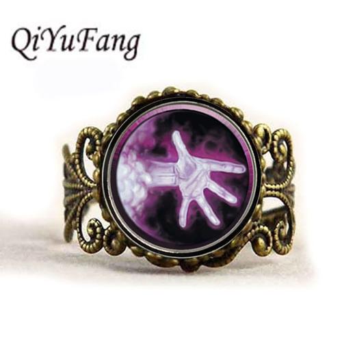 Quyifang-Anneau De Jeu Pendentif Wow, Verre Breton, Cadeaux Pour Ami, Joueur, Nouvelle Mode