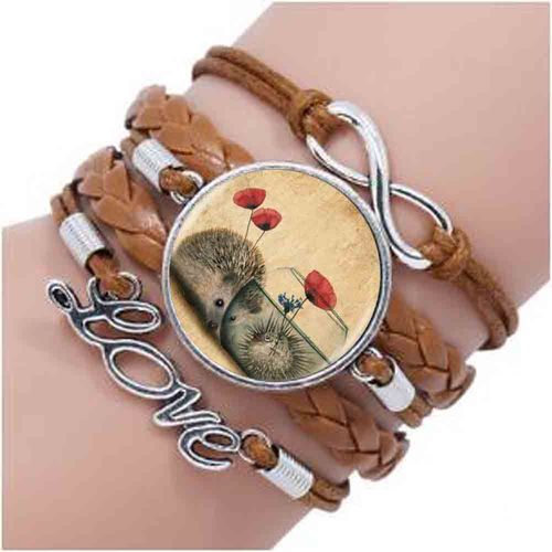 Bracelet Hibou En Acier À Longue Chaîne, Bijoux Pour Femmes, Tendance