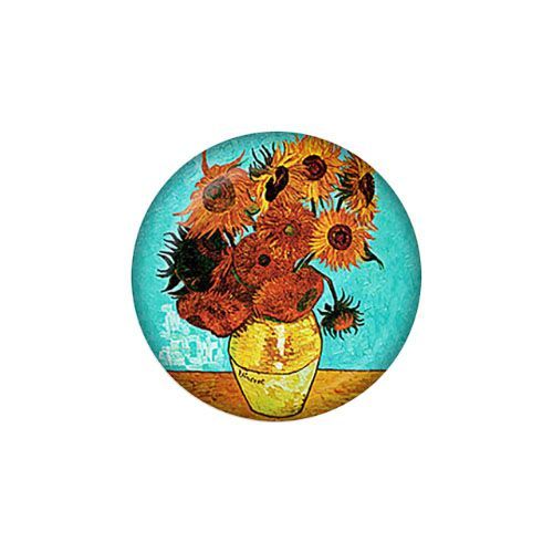 Broches De Revers De Peinture À L'huile Van Gogh En Acier Inoxydable, Broches Papillon En Verre, Dôme En Verre, Bijoux De Mariage Faits À La Main, Nouvelle Collection 2018