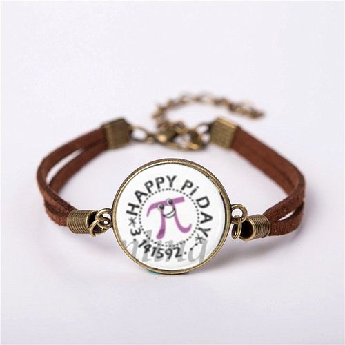 Bracelet Pour Enseignant En Maths, Bijou Steampunk Vert Bleu E, Vintage, En Laiton, Pour Hommes Et Femmes, Cadeau Pour Ami, Nouveau