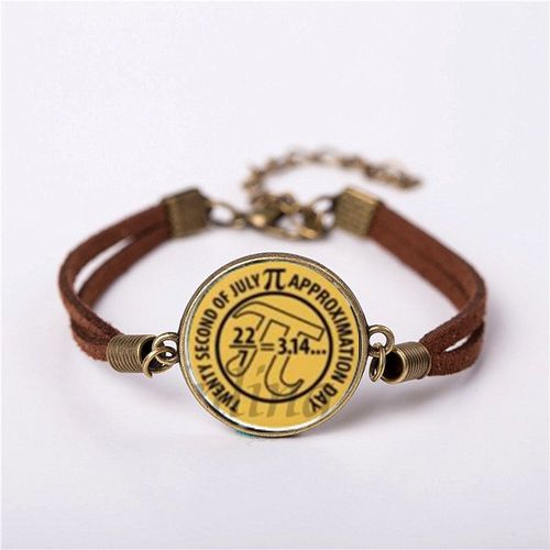 Bracelet Pour Enseignant En Maths, Bijou Steampunk Vert Bleu E, Vintage, En Laiton, Pour Hommes Et Femmes, Cadeau Pour Ami, Nouveau
