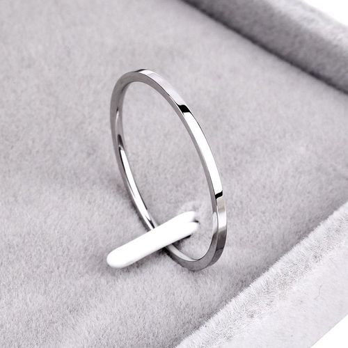 Bague De Mariage En Or Rose Pour Couple, Acier Pour Personnes Âgées, Mode Simple, Bijoux Pour Dames Et Hommes, Haute Qualité, 1 Mm