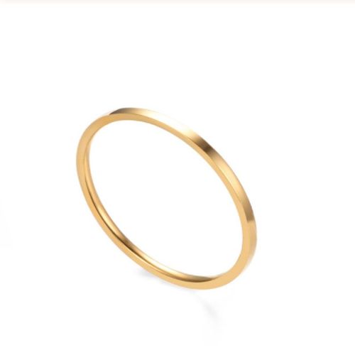 Bague De Mariage En Or Rose Pour Couple, Acier Pour Personnes Âgées, Mode Simple, Bijoux Pour Dames Et Hommes, Haute Qualité, 1 Mm