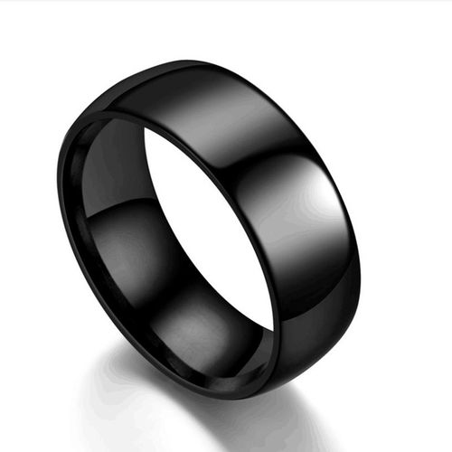 Bague De Mariage Classique Pour Hommes Et Femmes, Couleur Or/Bleu/Acier Inoxydable, Taille Américaine, 6mm/ 8mm