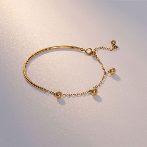 Ramos-Bracelet Perlé À Franges Pour Dames, Acier Inoxydable, Élégant, Délicat, Simple, Demi-Comprend, Bijoux, Cadeau De Fête