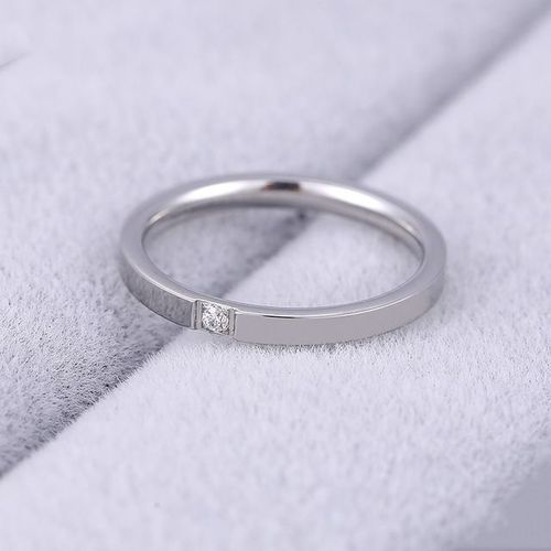 Bague En Acier Inoxydable Poli Or Rose Pour Homme Et Femme, Bijoux De Mariage, Cadeau De Saint-Valentin, Dernière Mode