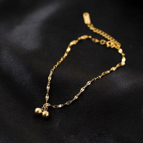 Bracelet De Cheville Lucky Star En Acier Inoxydable Pour Fille, Cadeau D'été Simple, Mode, Nouveau, 2022