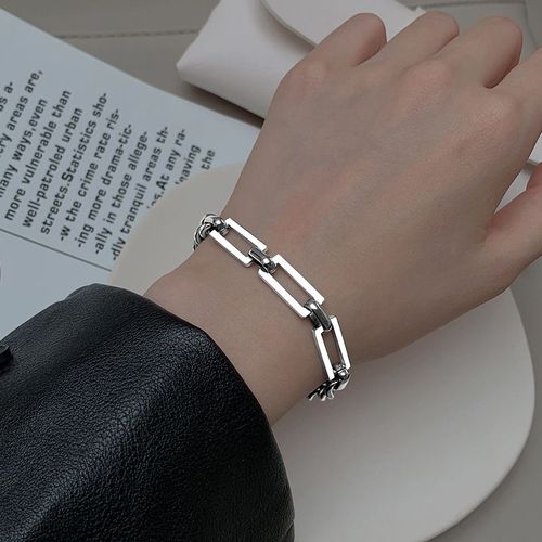 Bracelets À Breloques En Acier Inoxydable Pour Hommes Et Femmes, Bijoux Réglables Minimalistes Cubains, Nouveau Document Chimgold, Hip Hop, Cuba Jocharm
