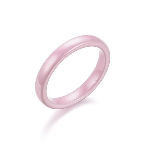 Bagues En Céramique Colorées Pour Femmes, Matiques Lisses, Rose, Noir, Bleu, Blanc, Bijoux De Fiançailles Élégants, Cadeau De Qualité Supérieure, 3mm