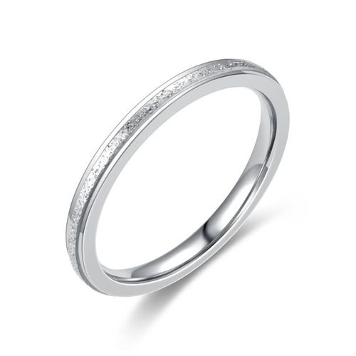 Bagues Simples En Acier Inoxydable Pour Femme, Bijoux De Doigt De Couleur Or Rose De 2 Mm De Largeur, Cadeau Pour Fille