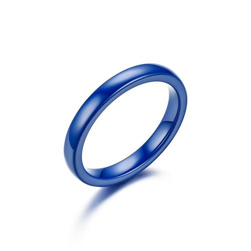 Bagues En Céramique Colorées Pour Femmes, Matiques Lisses, Rose, Noir, Bleu, Blanc, Bijoux De Fiançailles Élégants, Cadeau De Qualité Supérieure, 3mm