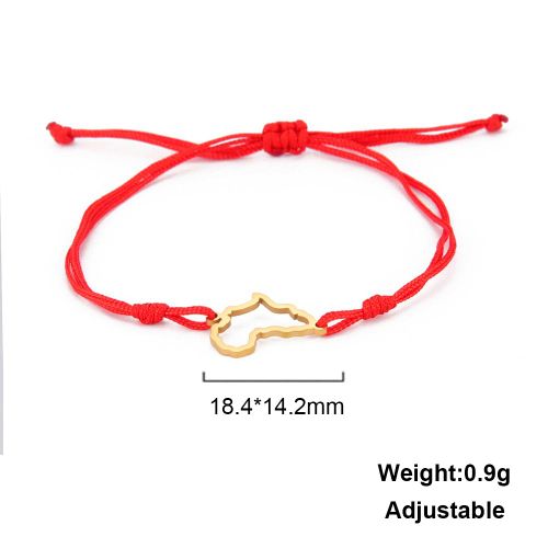 Unift Chat Chien Ours Patte Charme Chanceux Chaîne Bracelet Rouge Corde Bracelets Pour Femmes Hommes Couples À La Main 2023 Tendance Bijoux De Mode