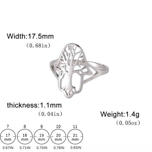 Unift Bagues Arbre De Vie Pour Hommes Et Femmes, Acier Inoxydable, Bague Arbre Du Cuir Chevelu, Amulette Viking Vintage, Bijoux De Fête, Cadeau D'anniversaire